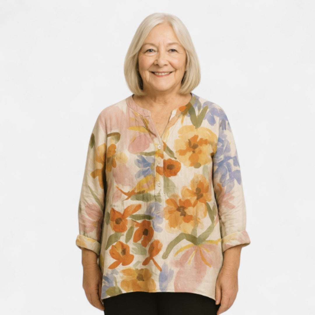 Isfrid™ | Breezy Blossom Tunika