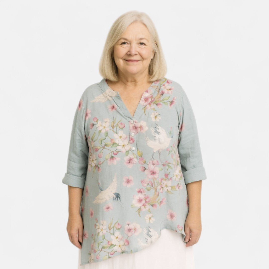 Isfrid™ | Breezy Blossom Tunika