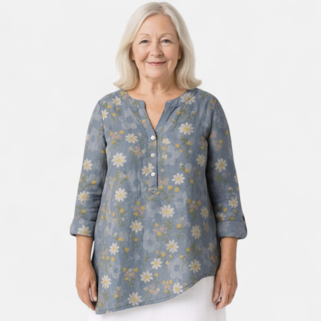 Isfrid™ | Breezy Blossom Tunika