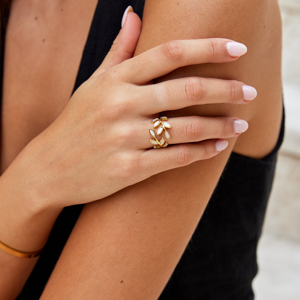 Solange | Goldblatt Ring
