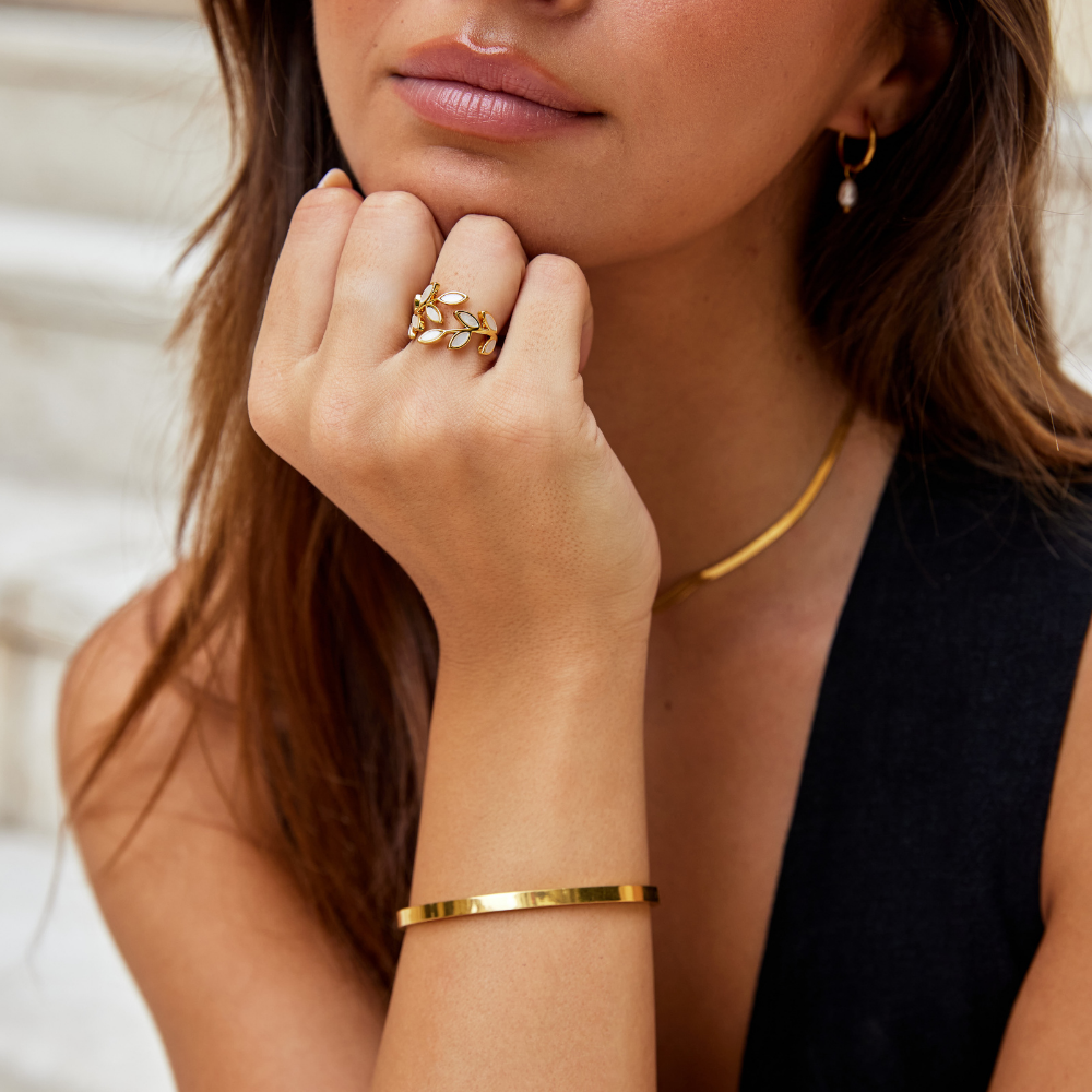 Solange | Goldblatt Ring