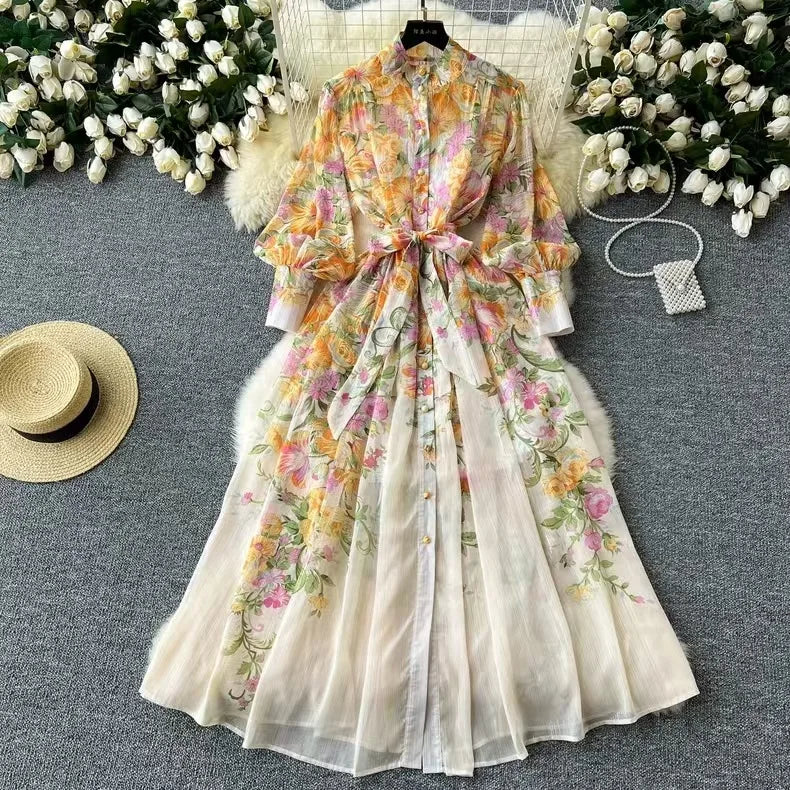 AURALIE – BOHO BLOMSTRET SOMMERKJOLE