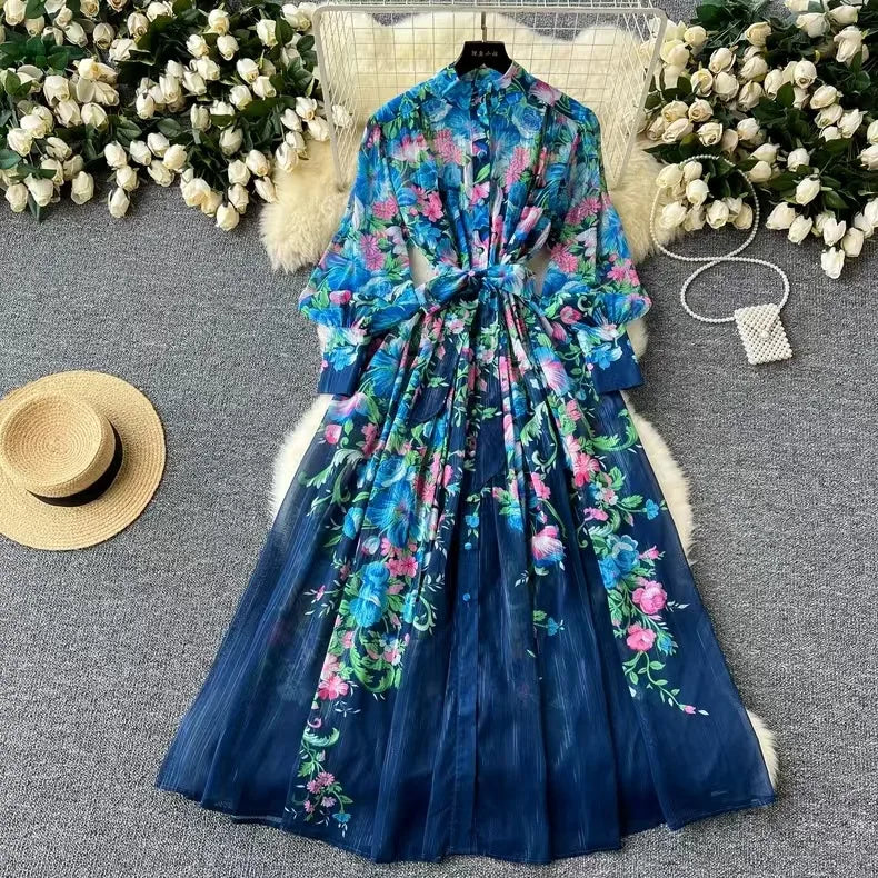 AURALIE – BOHO BLOMSTRET SOMMERKJOLE