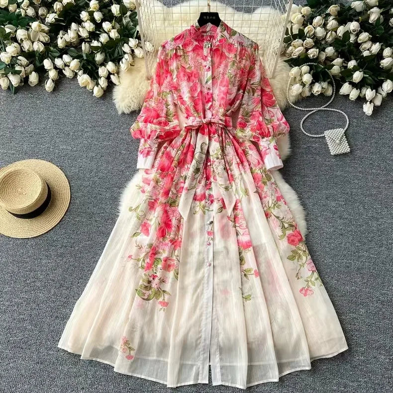 AURALIE – BOHO BLOMSTRET SOMMERKJOLE