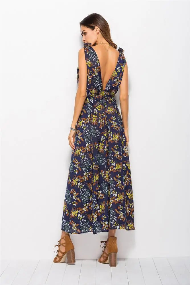 ESMIRA – ELEGANT MAXI STRANDKJOLE