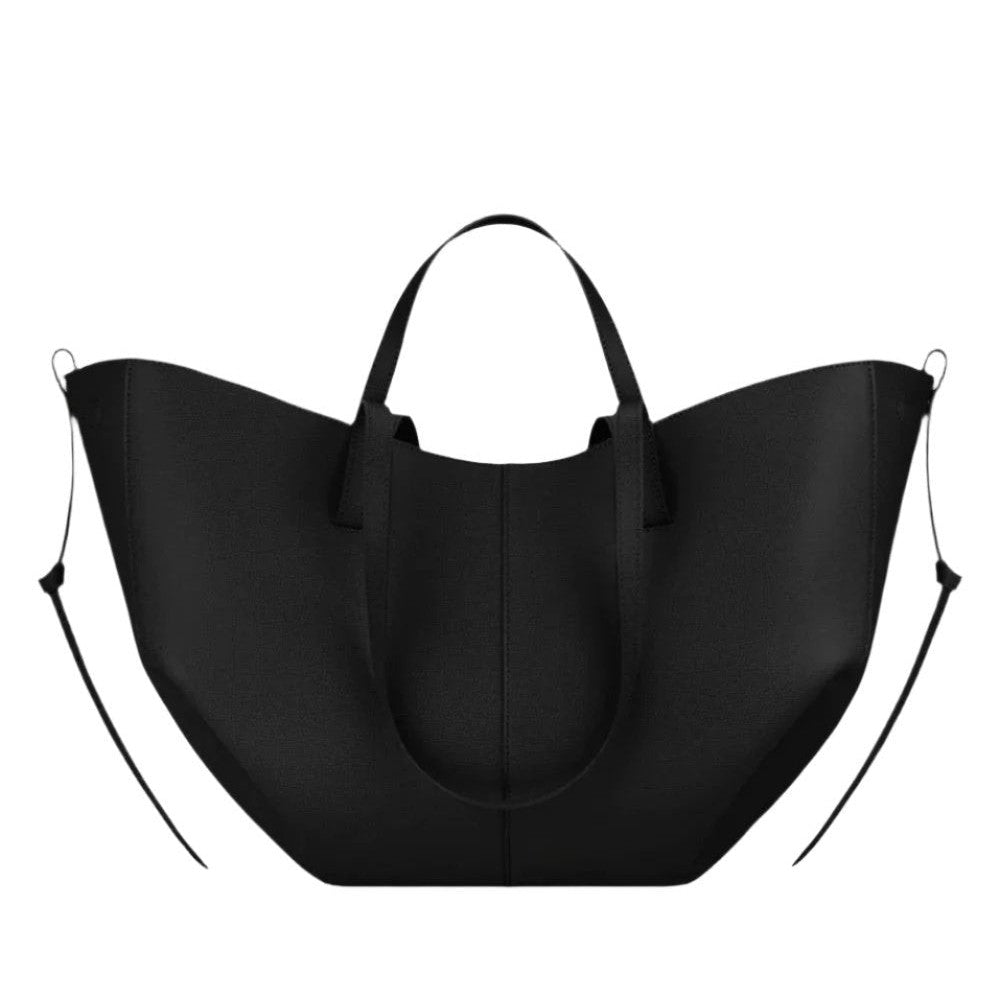 Mara | Taupe Skinn Toteveske i Oversized Design