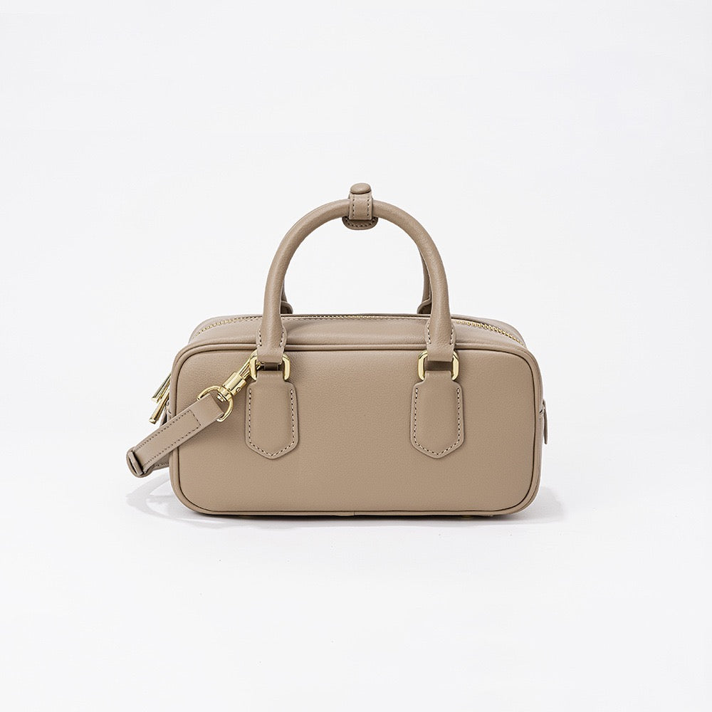 Audlinn | Vintage Ekte Lær Crossbody Veske