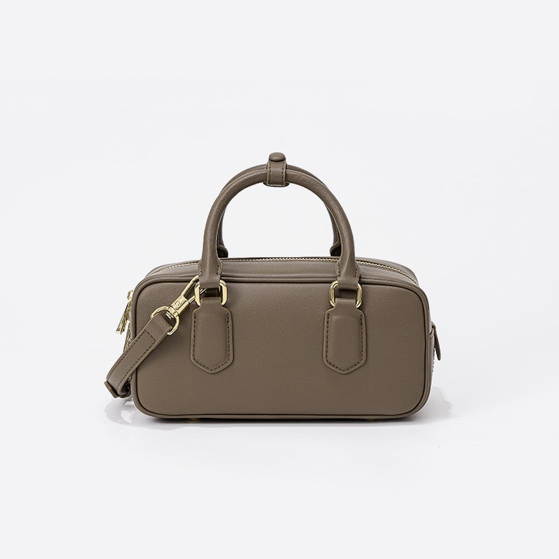 Audlinn | Vintage Ekte Lær Crossbody Veske