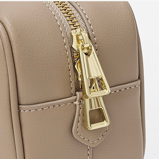 Audlinn | Vintage Ekte Lær Crossbody Veske