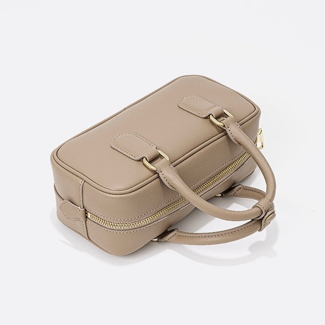 Audlinn | Vintage Ekte Lær Crossbody Veske