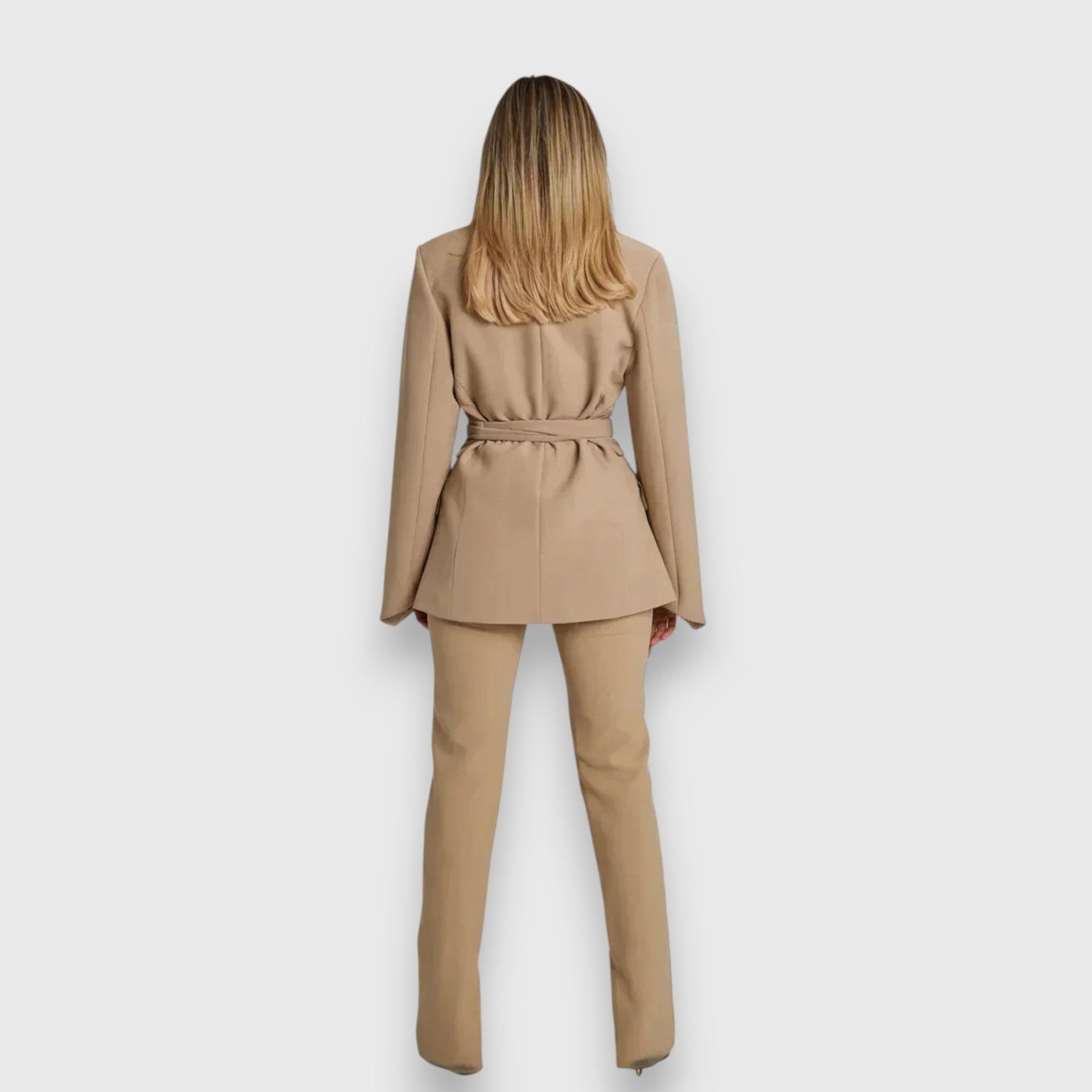 Kristine | Elegant Jakke med Belte