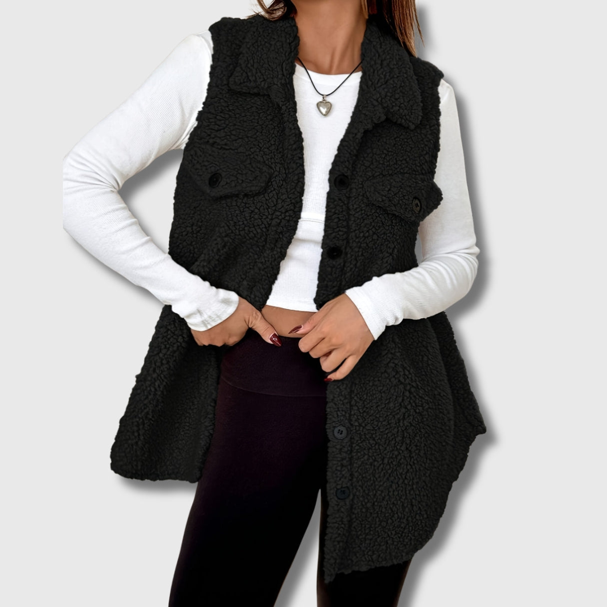 Oda | Vest med Krage og Eleganse