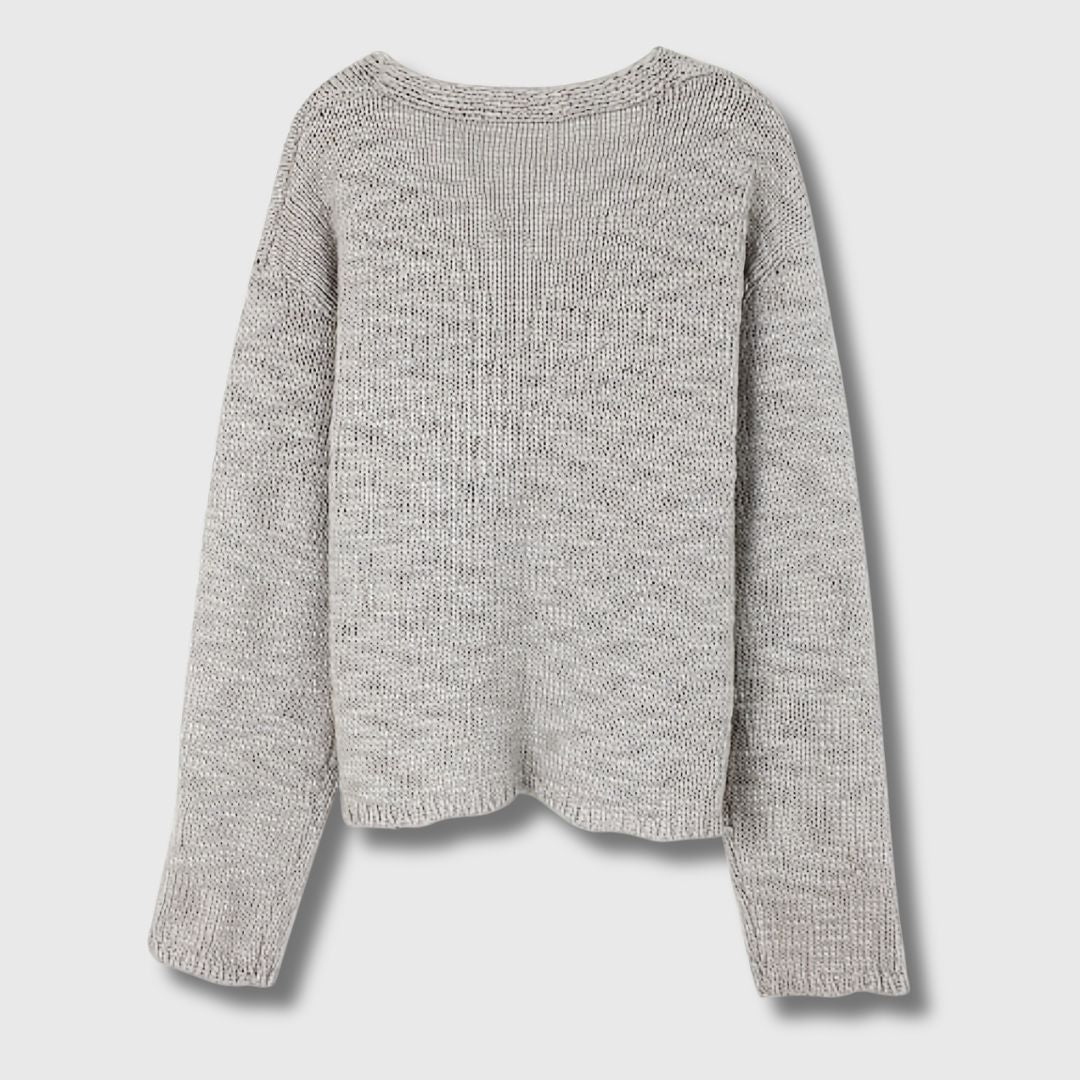 Marte | Cardigan med V-hals og Knapper
