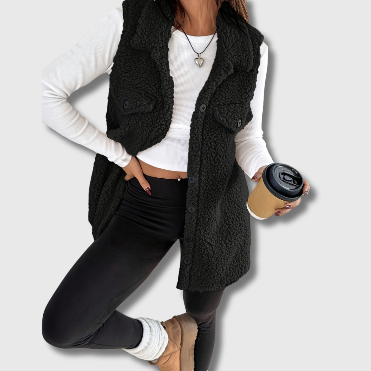 Oda | Vest med Krage og Eleganse