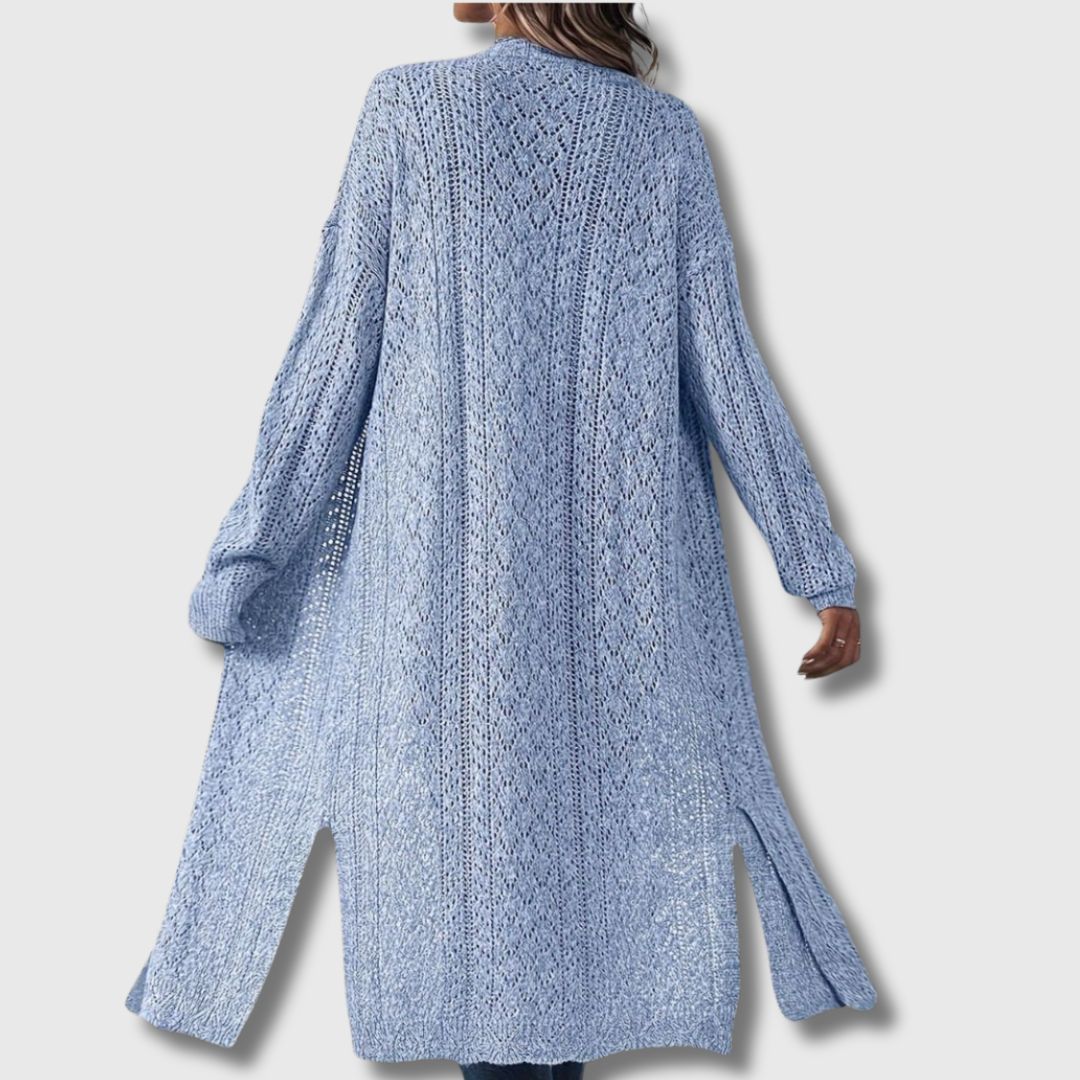 Selvika | Lang Åpen Cardigan for Kvinner
