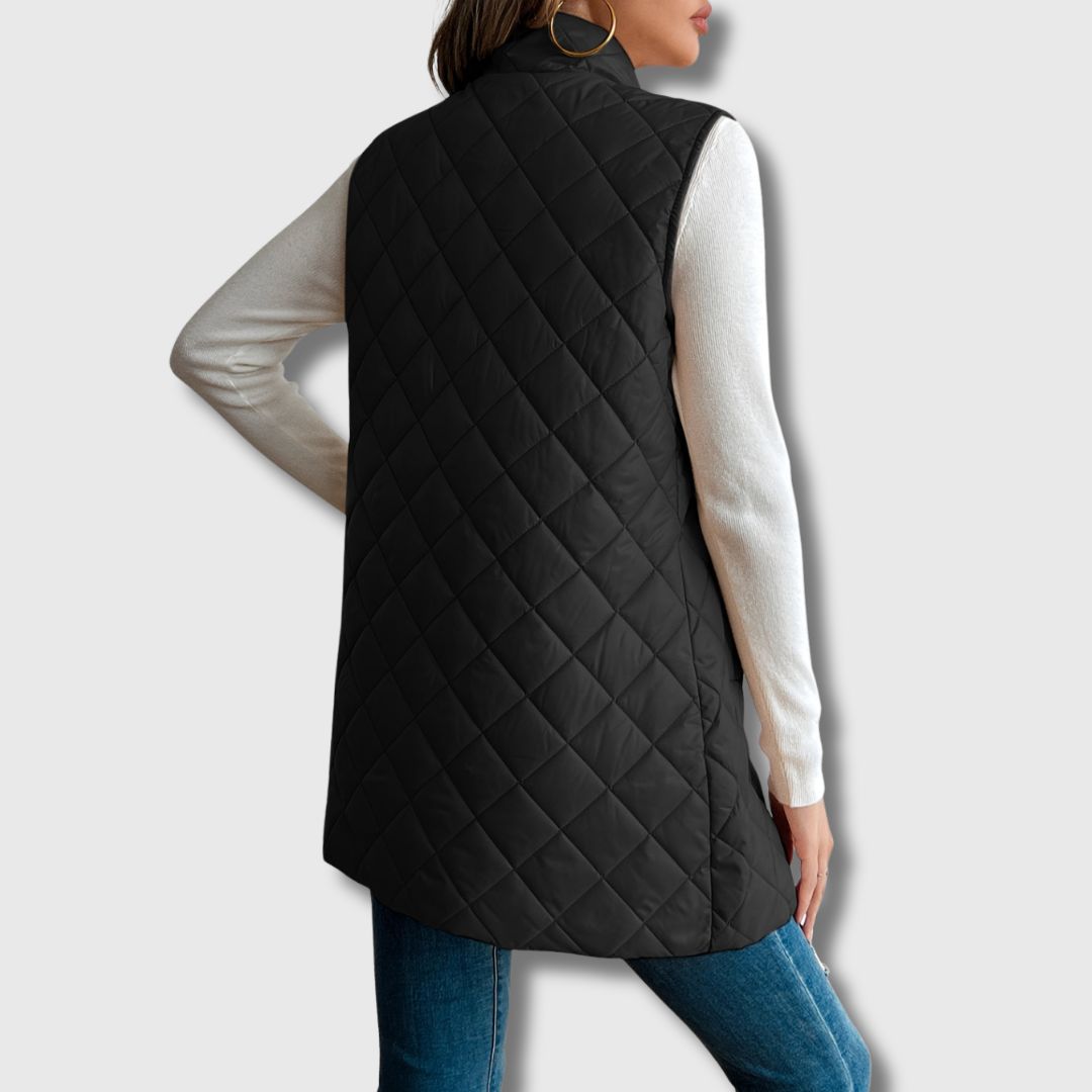 Liv | Quiltet Vest med Varme og Eleganse