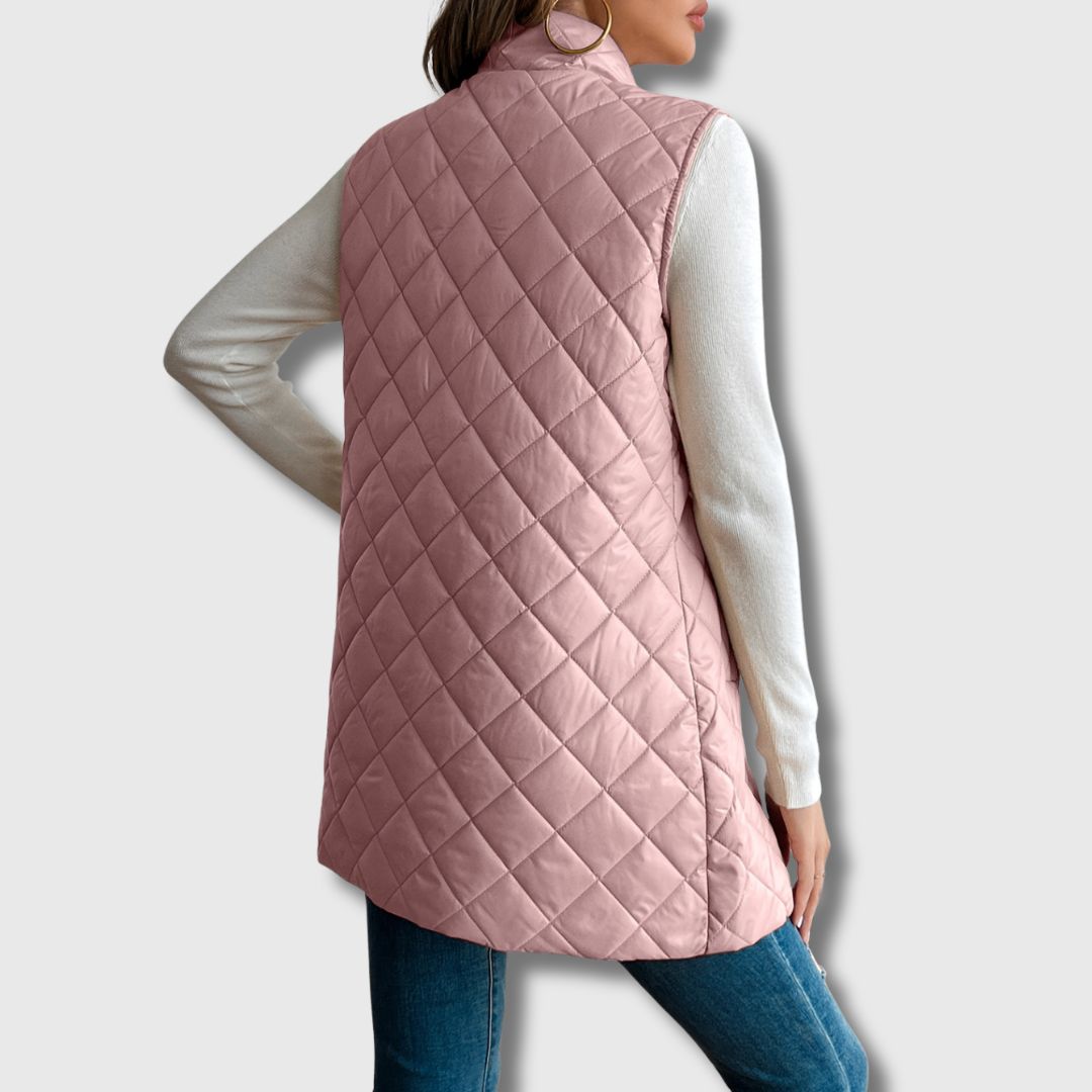 Liv | Quiltet Vest med Varme og Eleganse