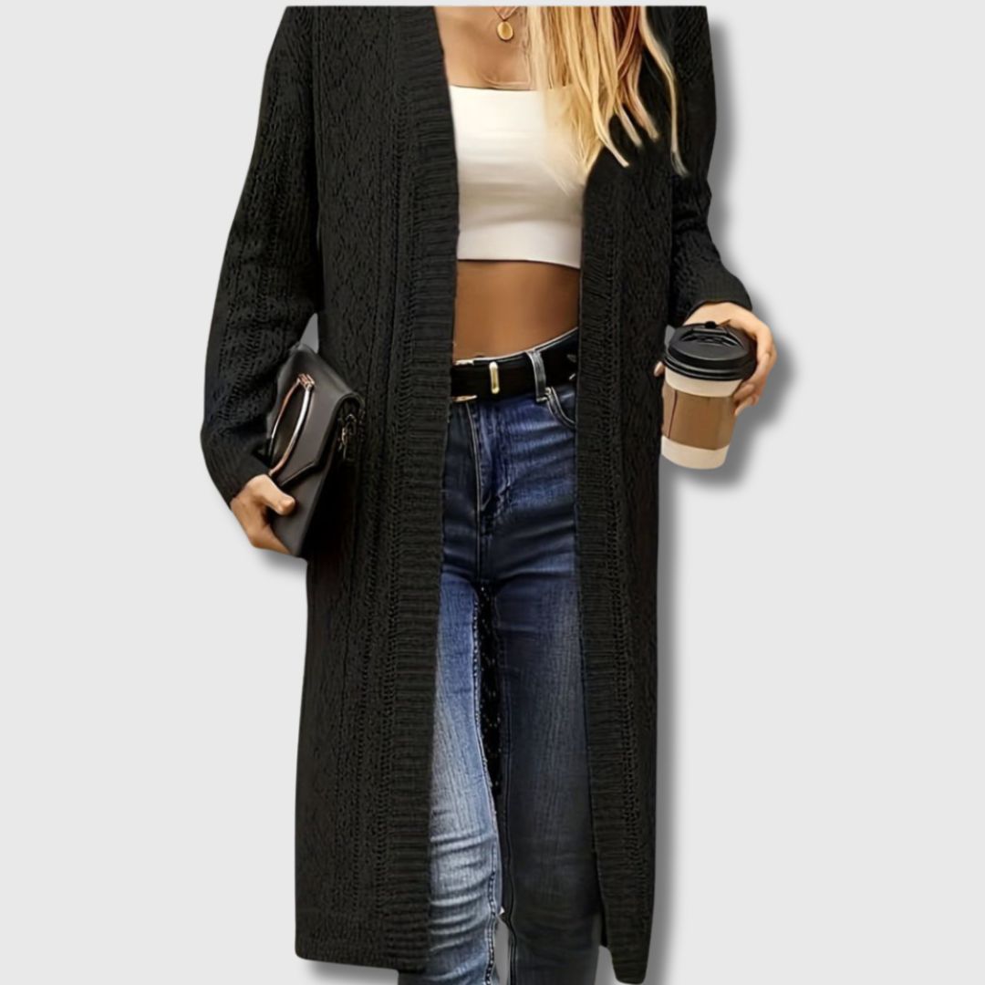 Selvika | Lang Åpen Cardigan for Kvinner