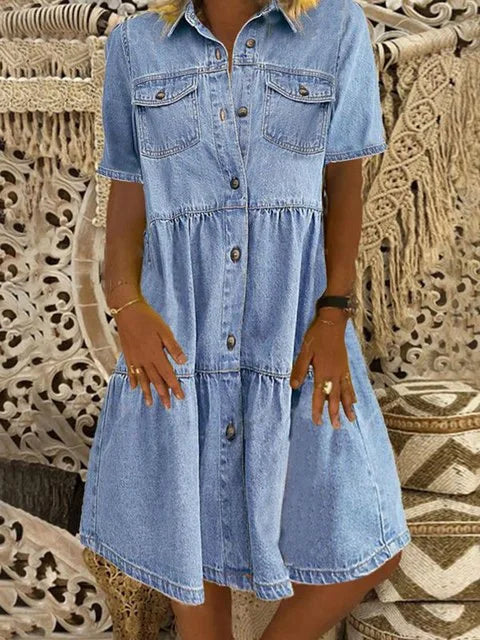 Eirill | Boho Denimkjole