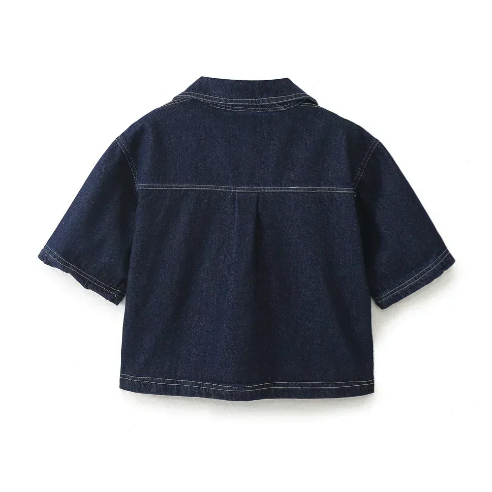 Pernille | V-Hals Denim Sett