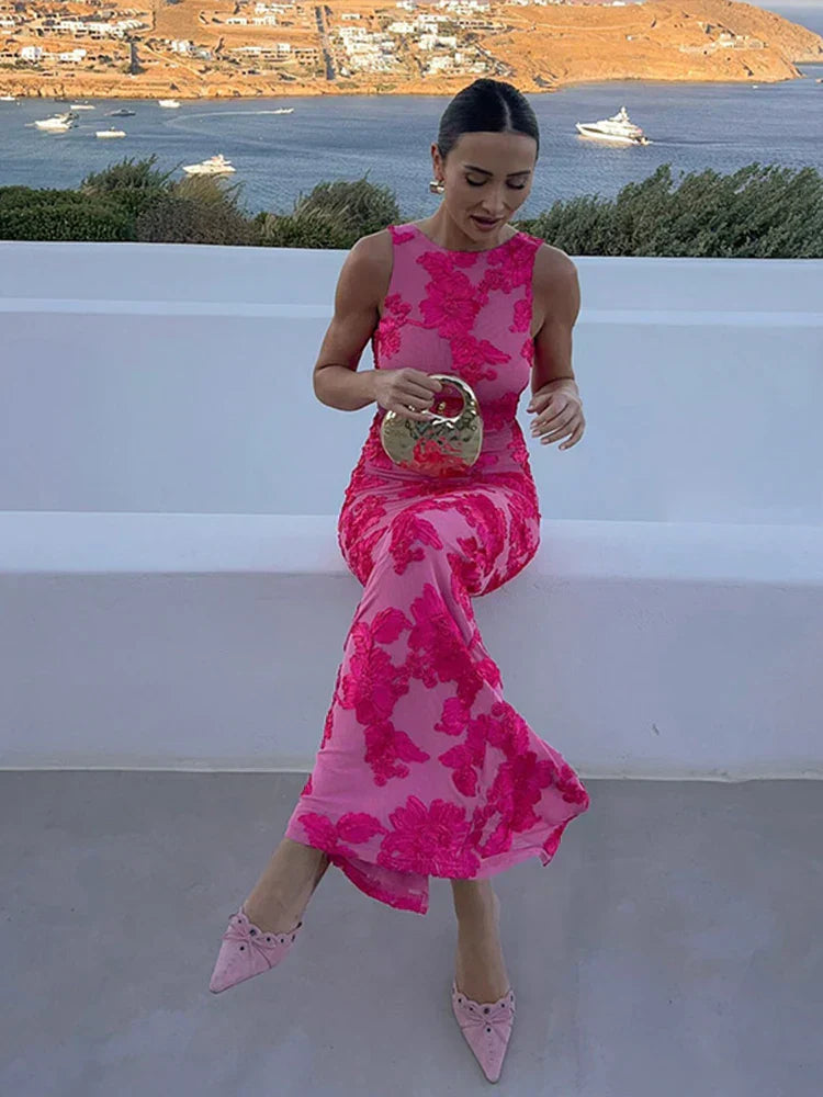 Amira - Elegant Blomsterkjole