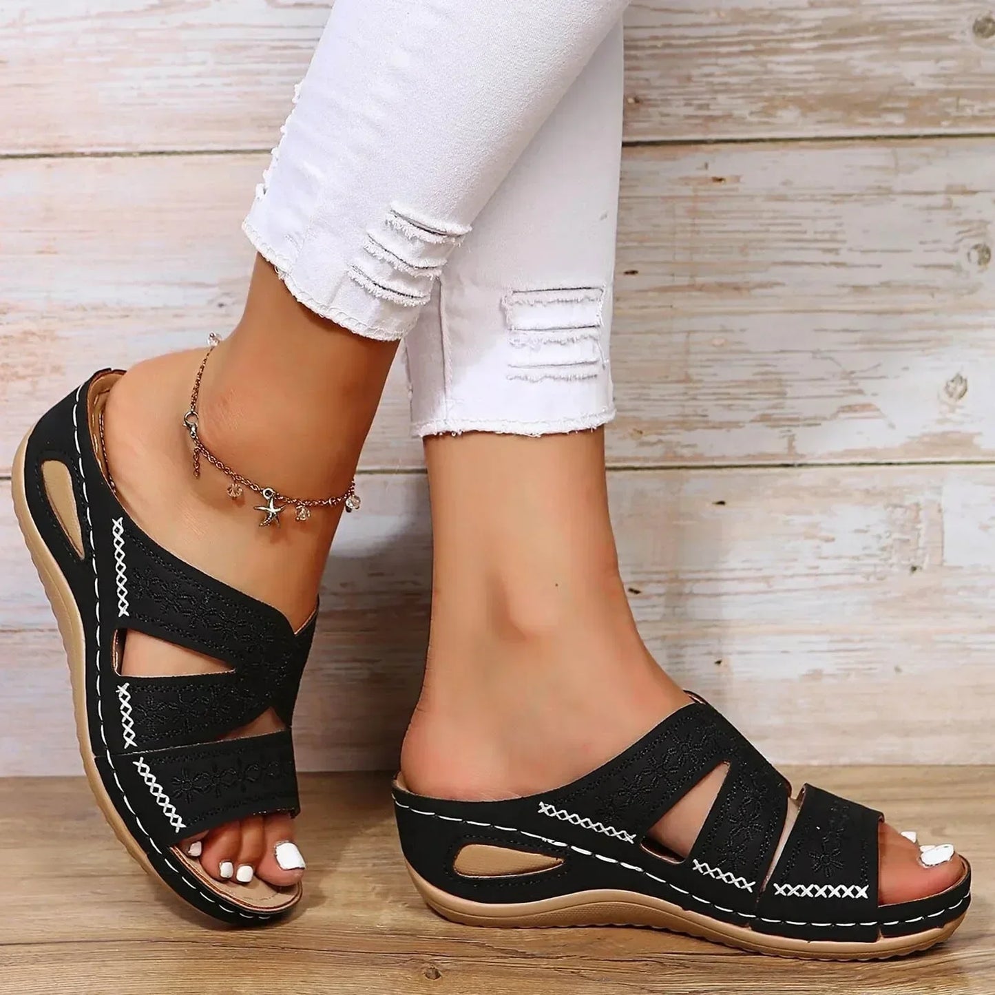 Aria - Stilige Ortopediske Sandaler