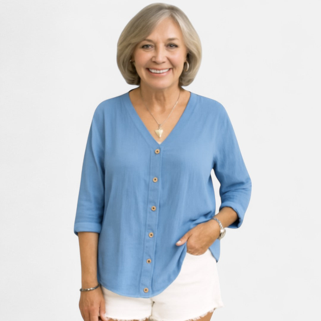 Elfrikka™ | Elegant Luftig Bluse