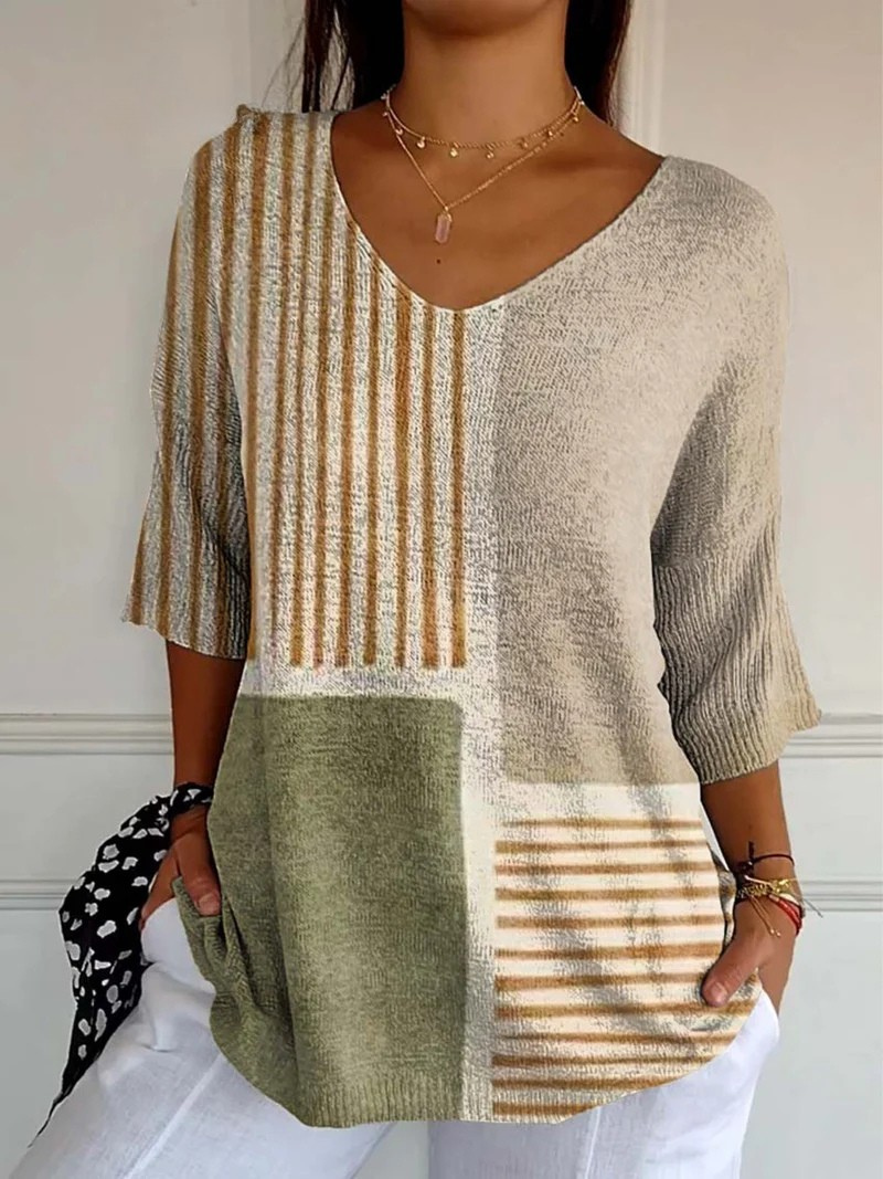Signa | Bluse med Strukturelt Uttrykk