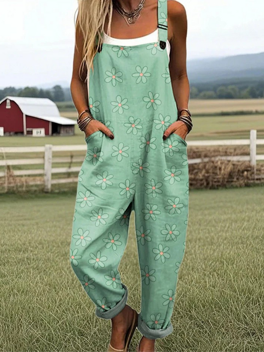 ANESSA – BLOMSTRET FLOW VID BUKSE JUMPSUIT