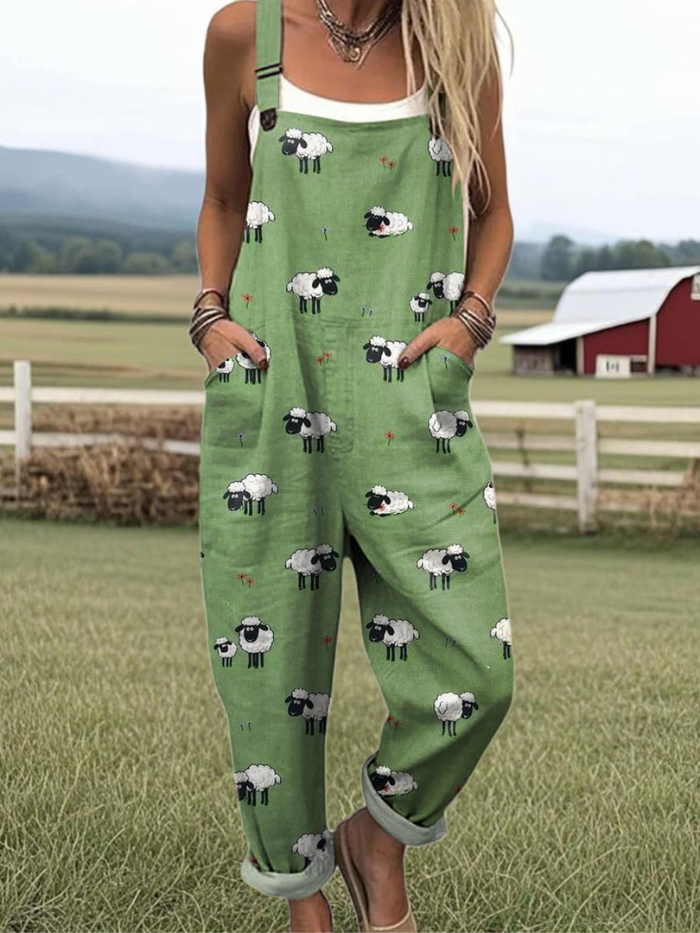 ZIRELIA – BOTANISK BRED-BEN JUMPSUIT