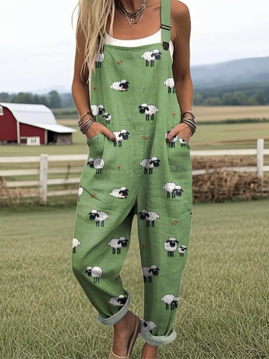 ZIRELIA – BOTANISK BRED-BEN JUMPSUIT