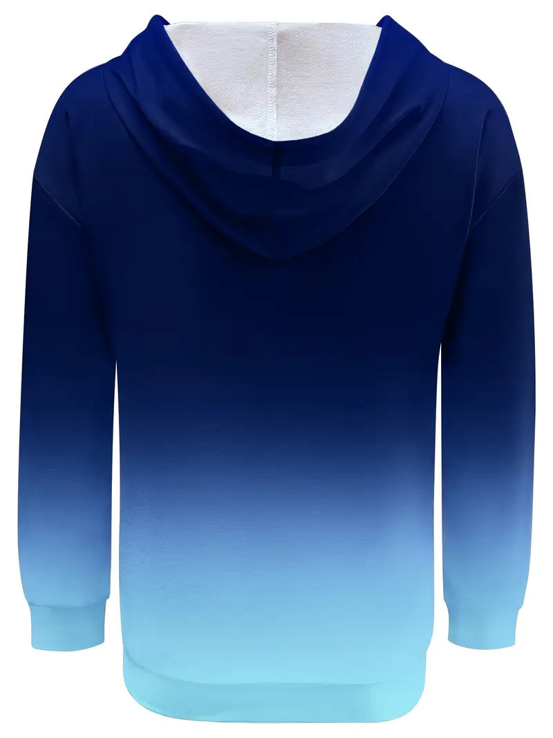 Helene | Hoodie Med Fargeovergang