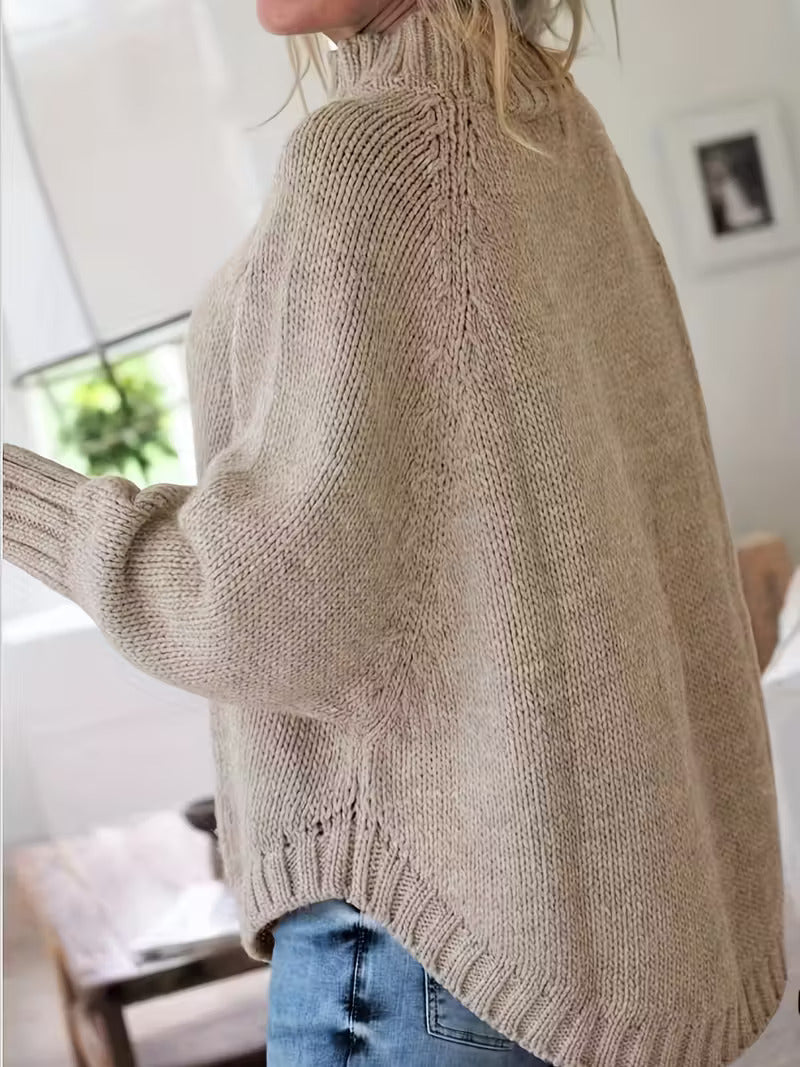 Ingeborg | Kabelstrikket Oversized Genser