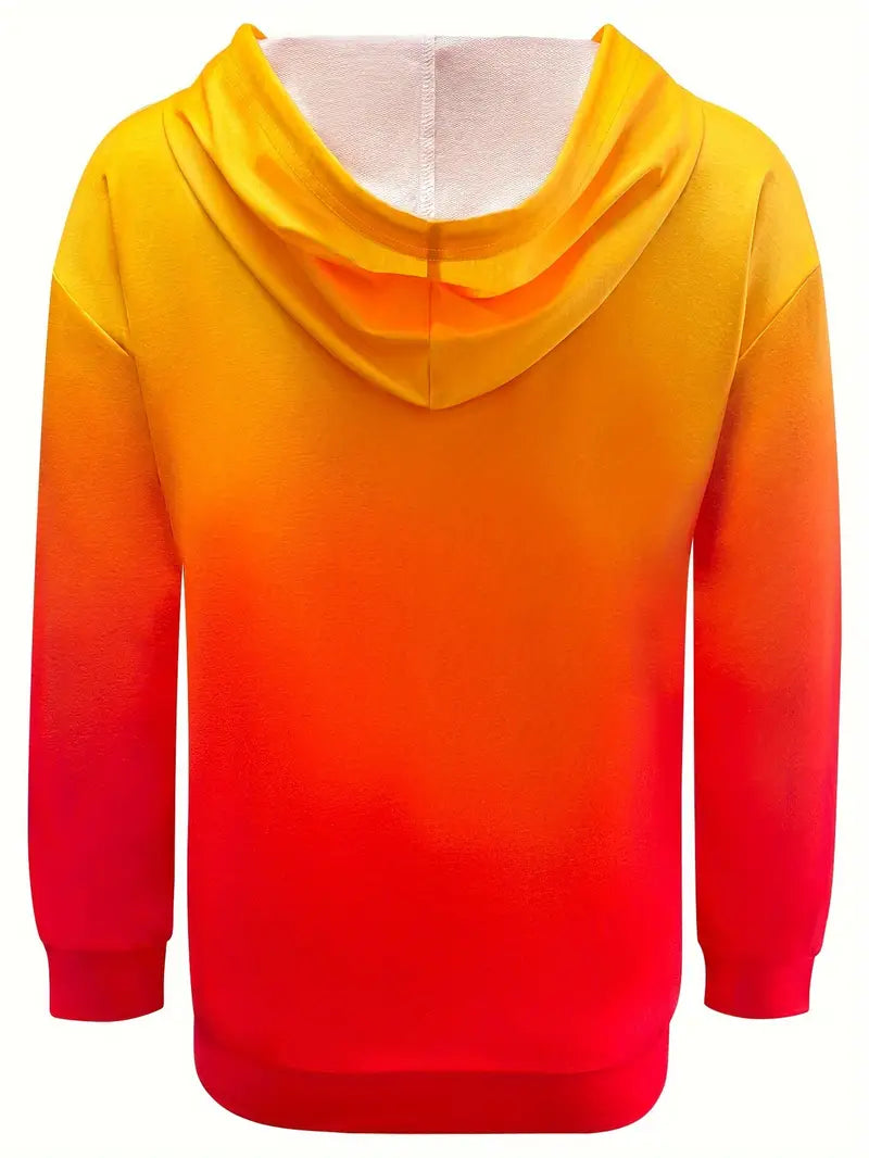 Helene | Hoodie Med Fargeovergang