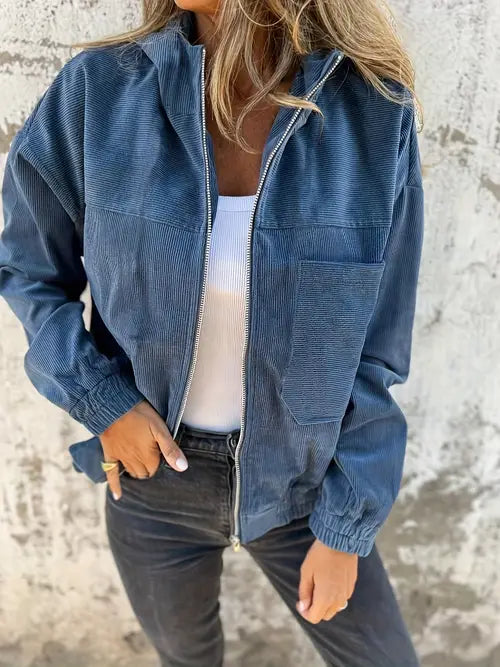 Helene | Avslappet Jakke med Moderne Preg
