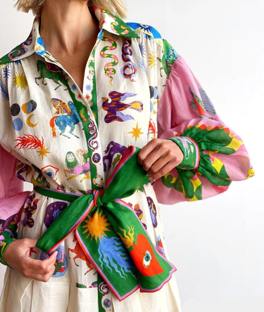 Celia - Italiensk Maxi Kjole