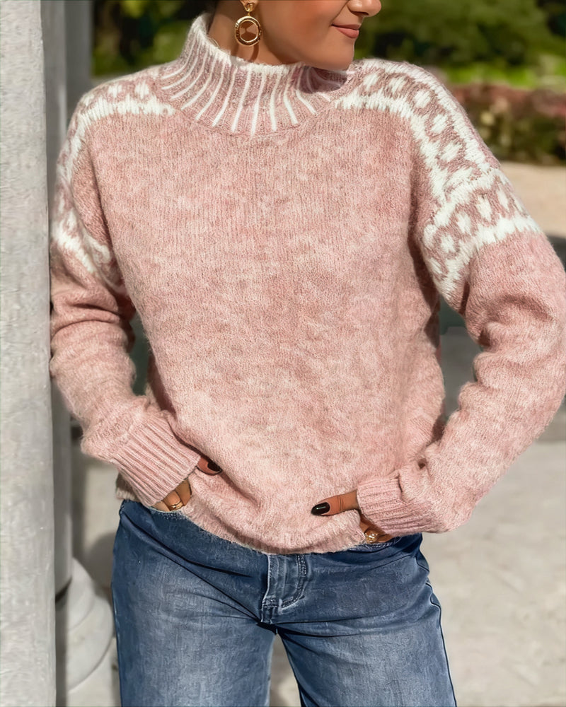 Ylva | Elegant Høyhalset Genser