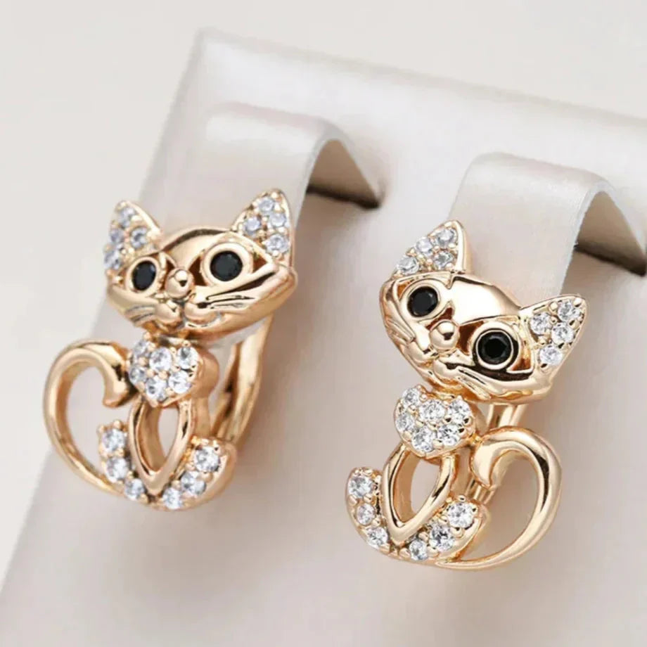Yasmin – Elegante Zirconia Kattøredobber
