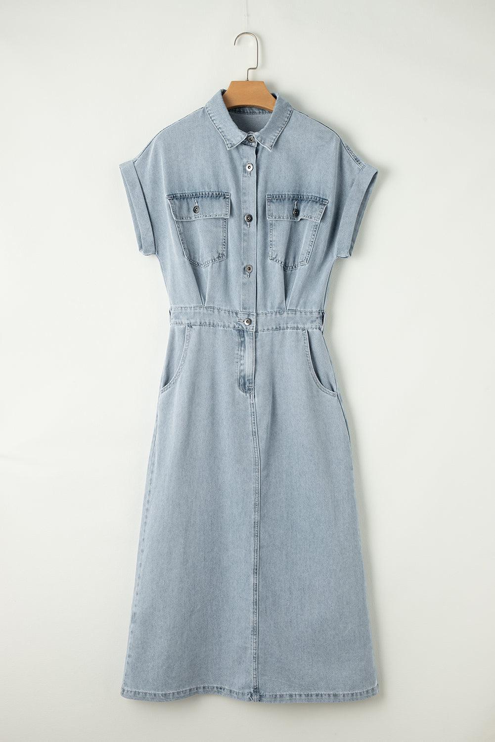 Celine | Elegant Denim Kjole
