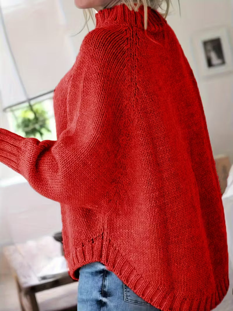 Ingeborg | Kabelstrikket Oversized Genser