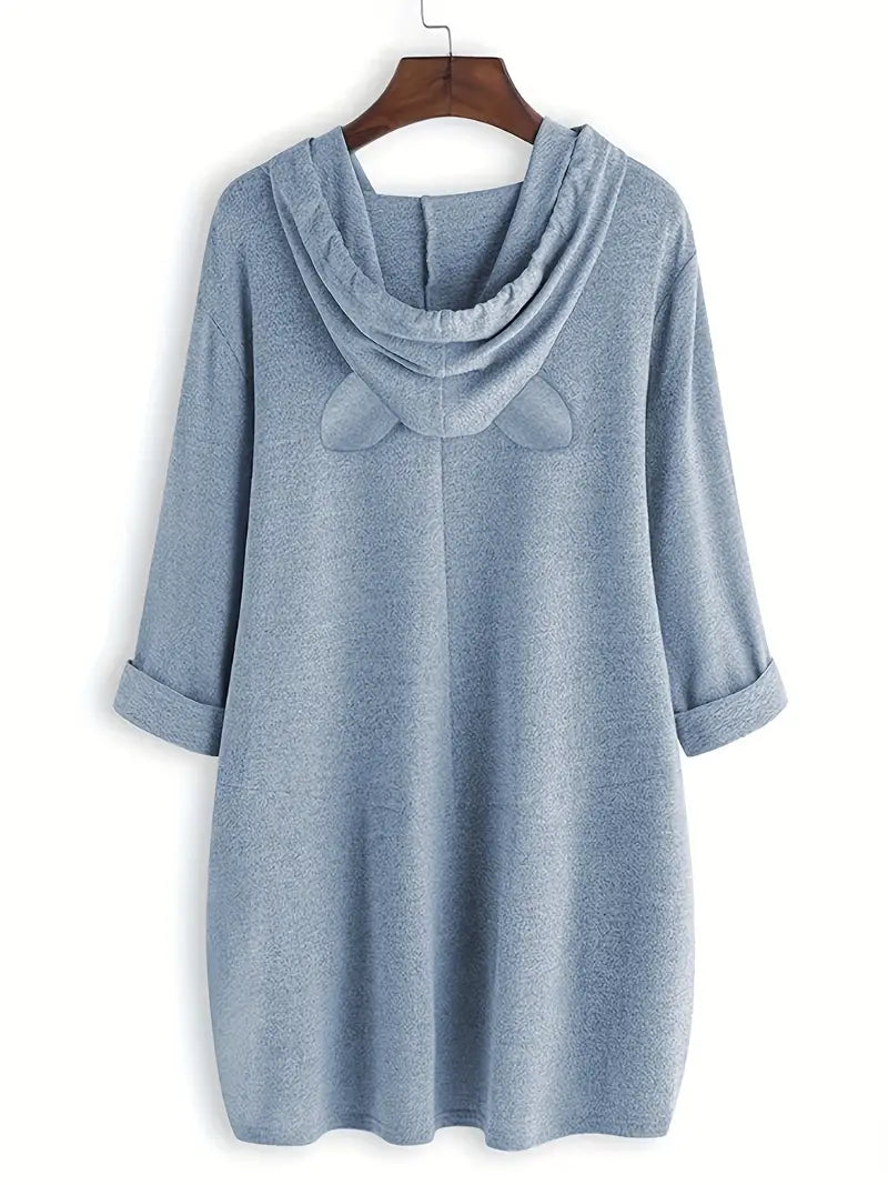 Roxane | Elegant Avslappet Hettegenser