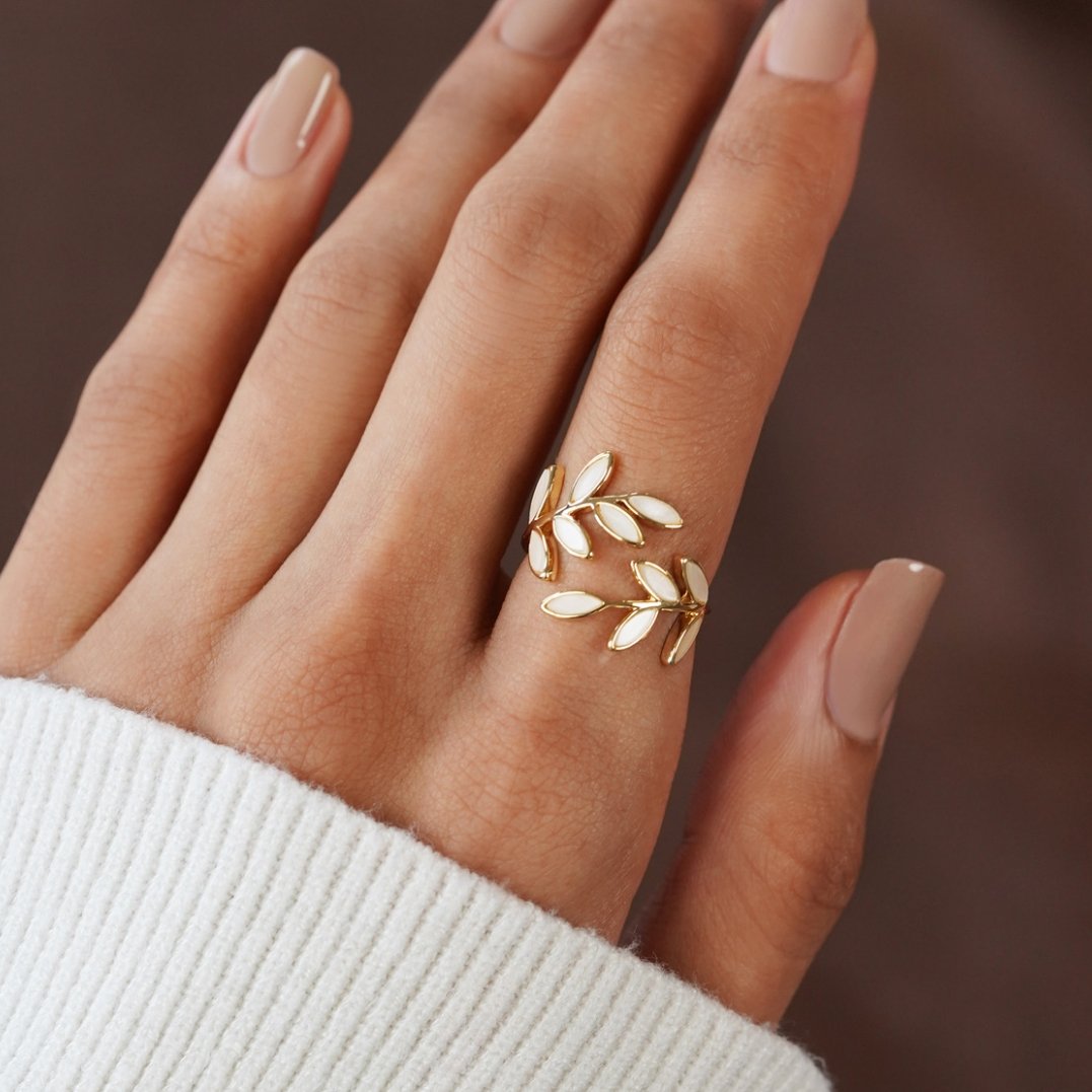 Solange | Goldblatt Ring