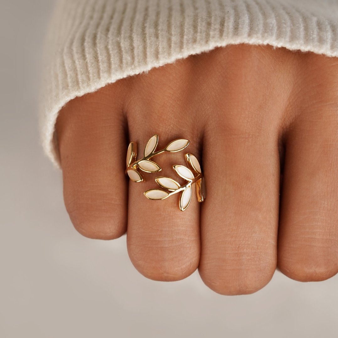 Solange | Goldblatt Ring