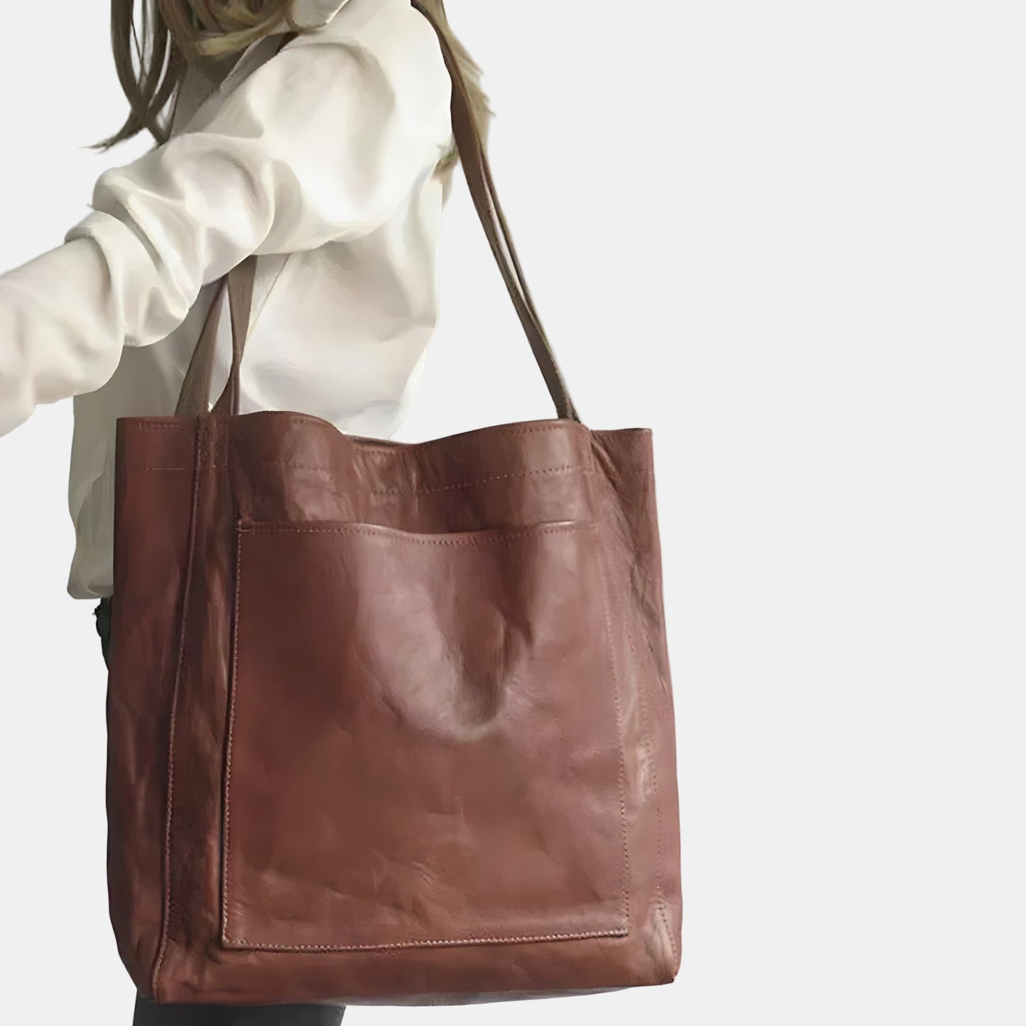 Liv | Klassisk Tote med Rene Linjer