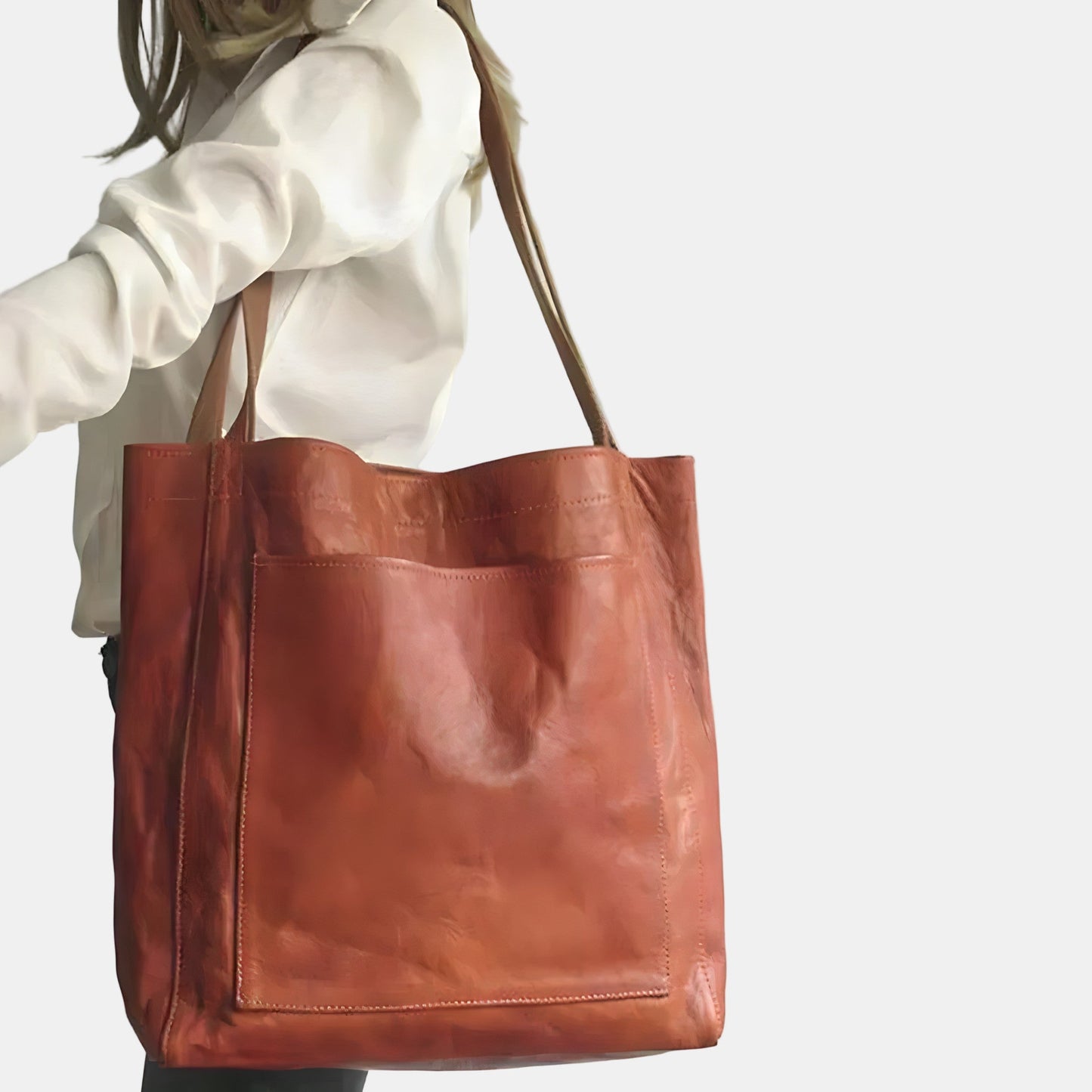 Liv | Klassisk Tote med Rene Linjer
