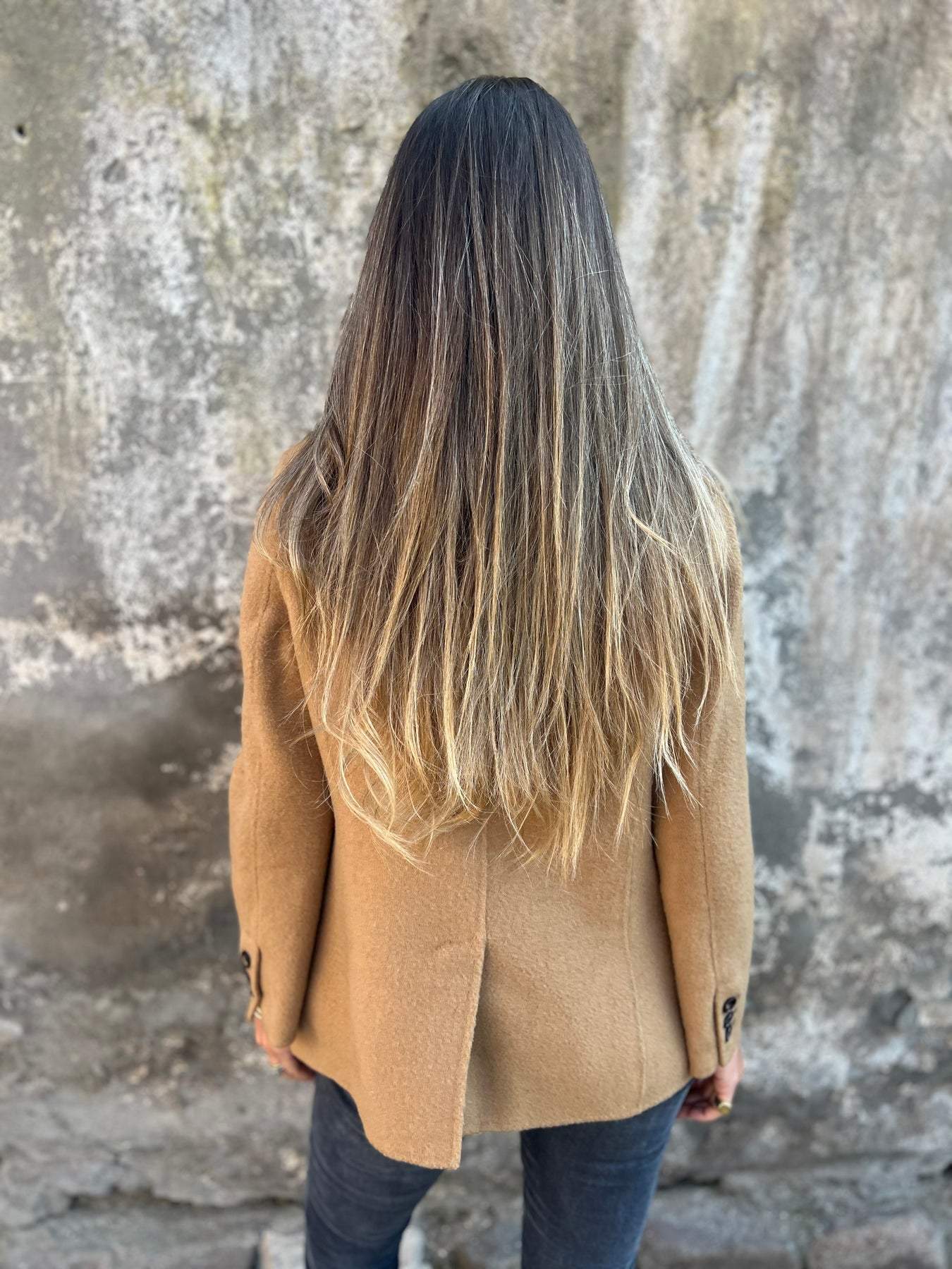 Lene | Elegant Jakke med Strukturert Preg