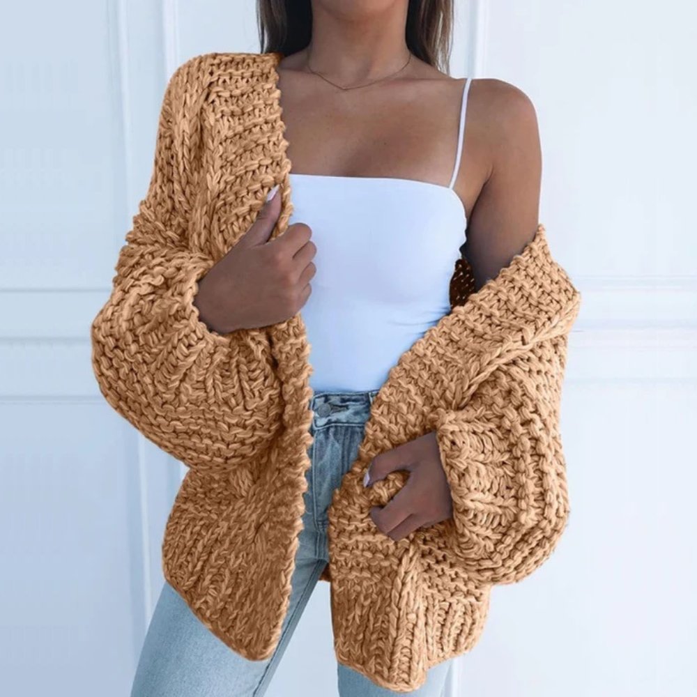 Lislaug | Håndstrikket Overdimensjonert Cardigan