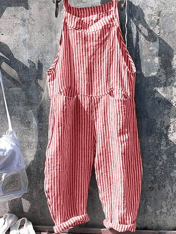 Torly | Avslappet Hverdagsbuksedress Med Striper