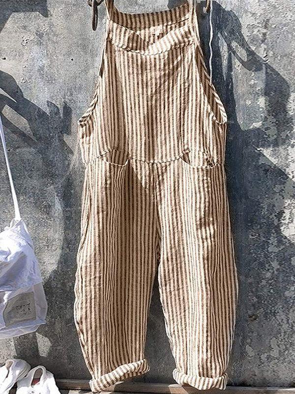 Torly | Avslappet Hverdagsbuksedress Med Striper
