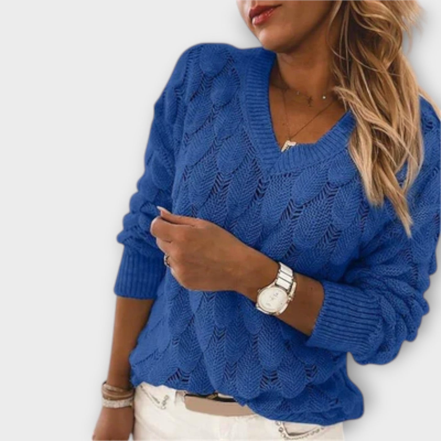 Venalarae – Pullover Med V-Hals